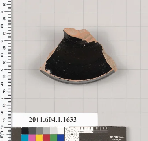 Terracotta fragment of a kylix (drinking cup)
