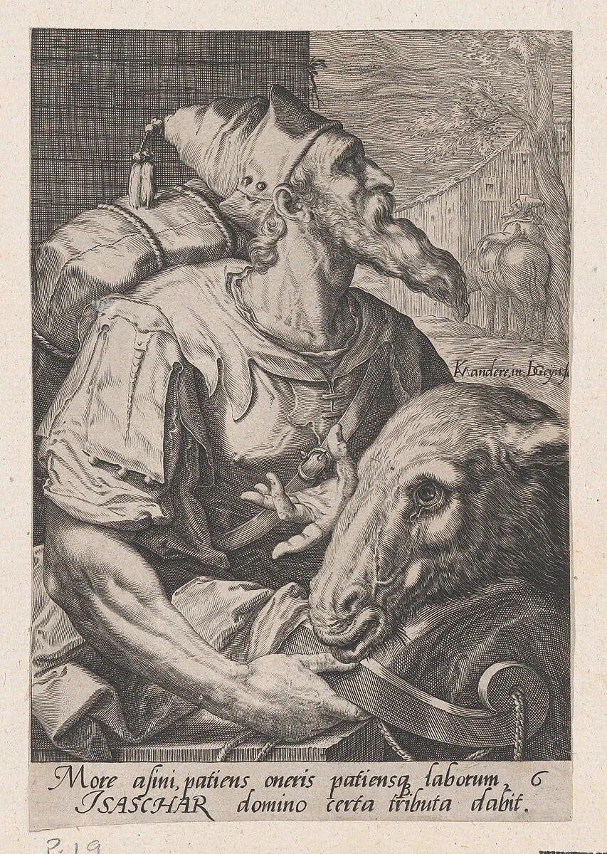Issachar, from The Twelve Sons of Jacob — Jacques de Gheyn II|Karel van Mander I|Jan Pitten