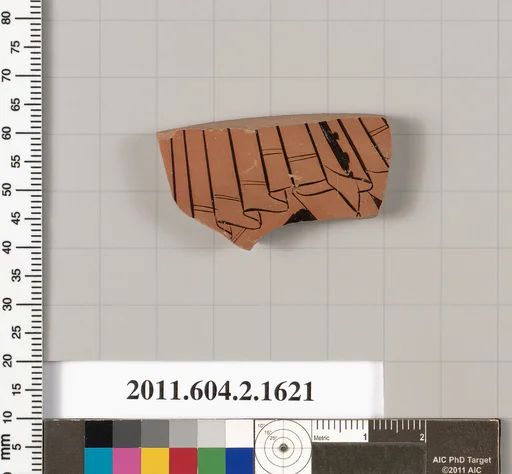 Terracotta fragment of a skyphos (deep drinking cup)