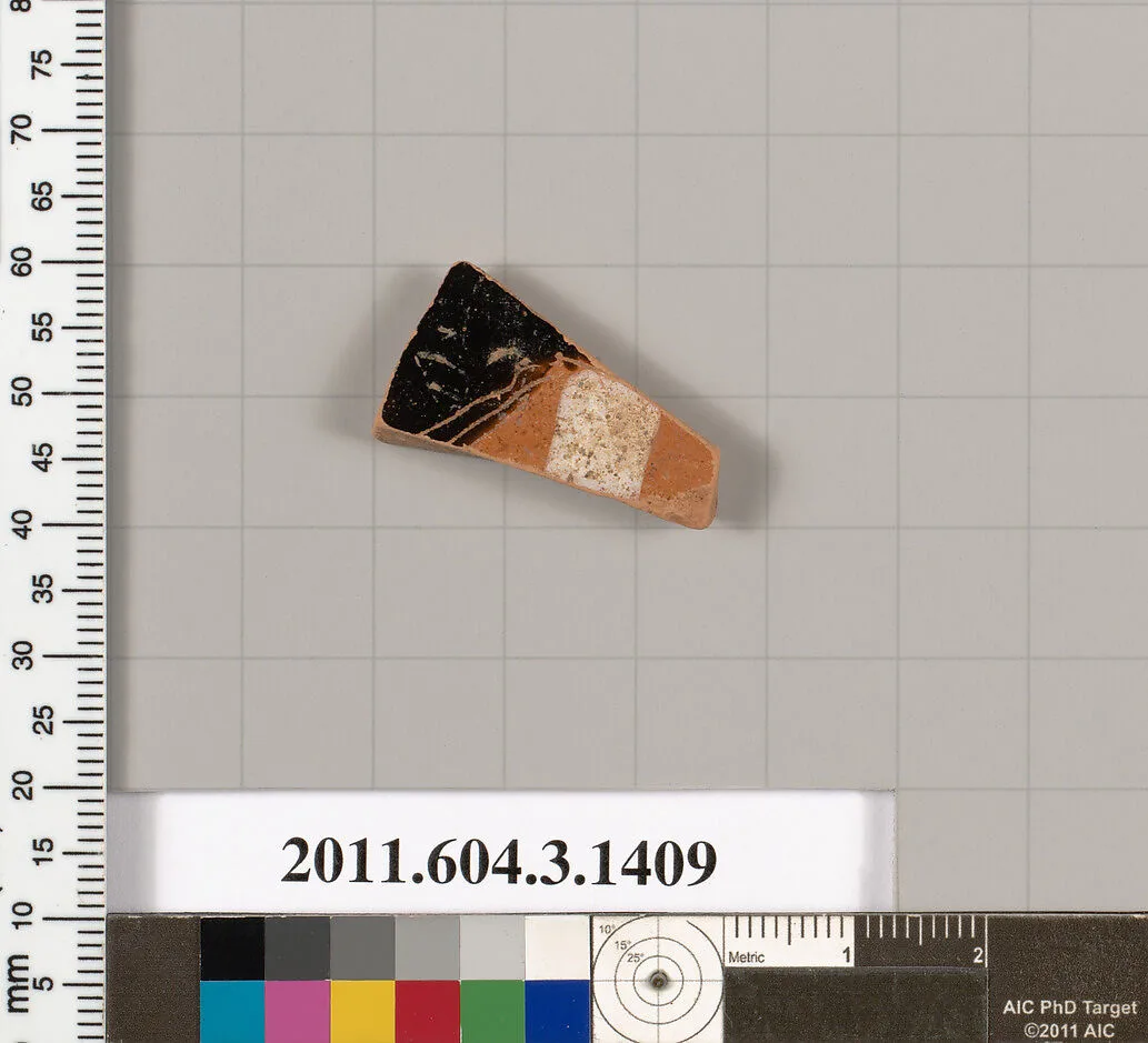 Terracotta fragment of a skyphos (deep drinking cup) — Unknown