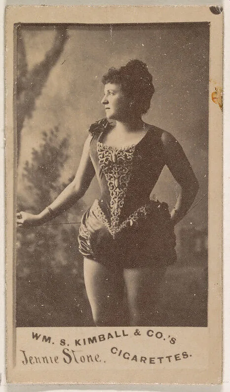 Jennie Stone, from the Actresses series (N203) issued by Wm. S. Kimball & Co. — William S. Kimball & Company