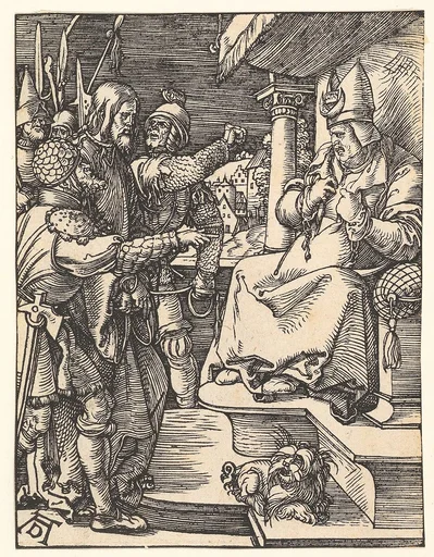 Christ Before Caiaphas, from "The Small Passion"