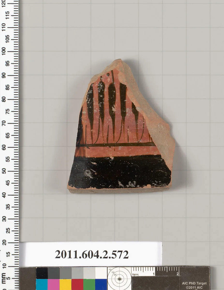Terracotta fragment of a column-krater (bowl for mixing wine and water) — Unknown