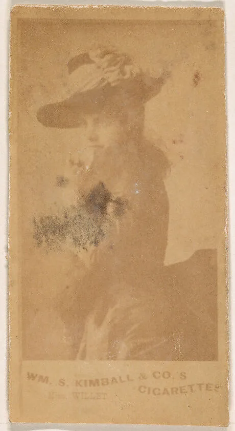 Miss Willet, from the Actresses series (N203) issued by Wm. S. Kimball & Co. — William S. Kimball & Company