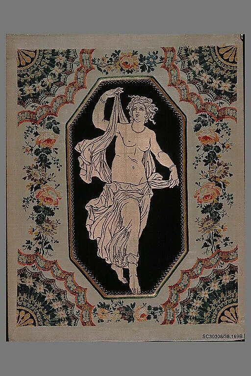 Part of a chair cover — Jean Démosthène Dugourc