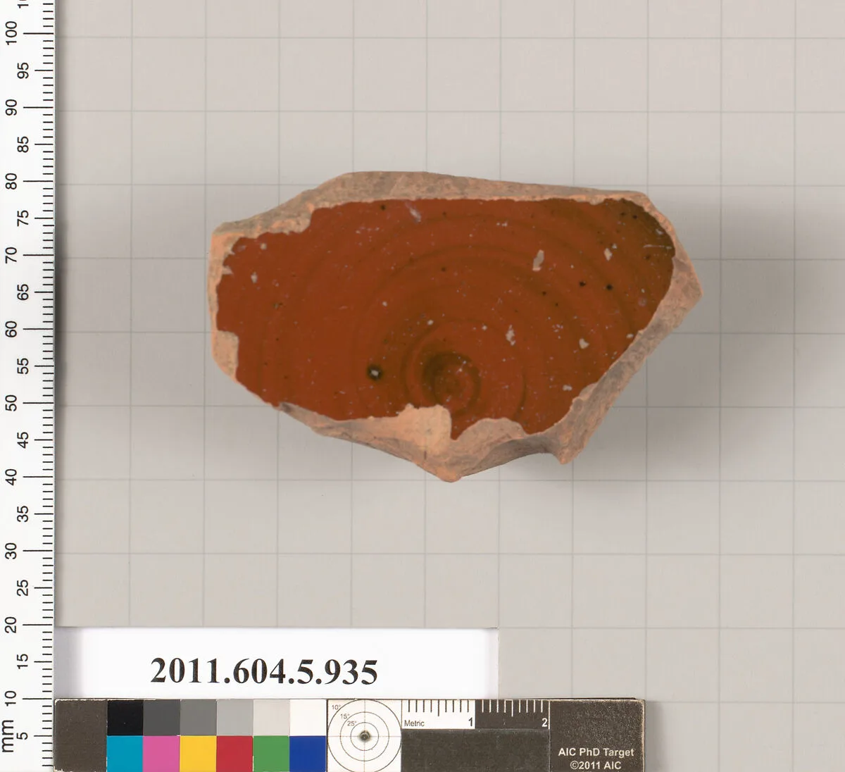 Terracotta fragment of a kylix (drinking cup) — Unknown
