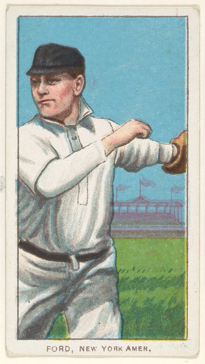 Ford, New York, American League, from the White Border series (T206) for the American Tobacco Company — American Tobacco Company