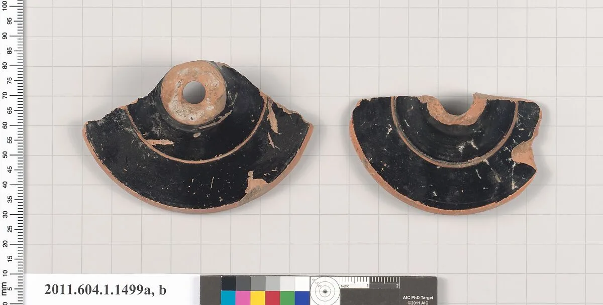 Terracotta fragments of kylikes (drinking cups) — Unknown