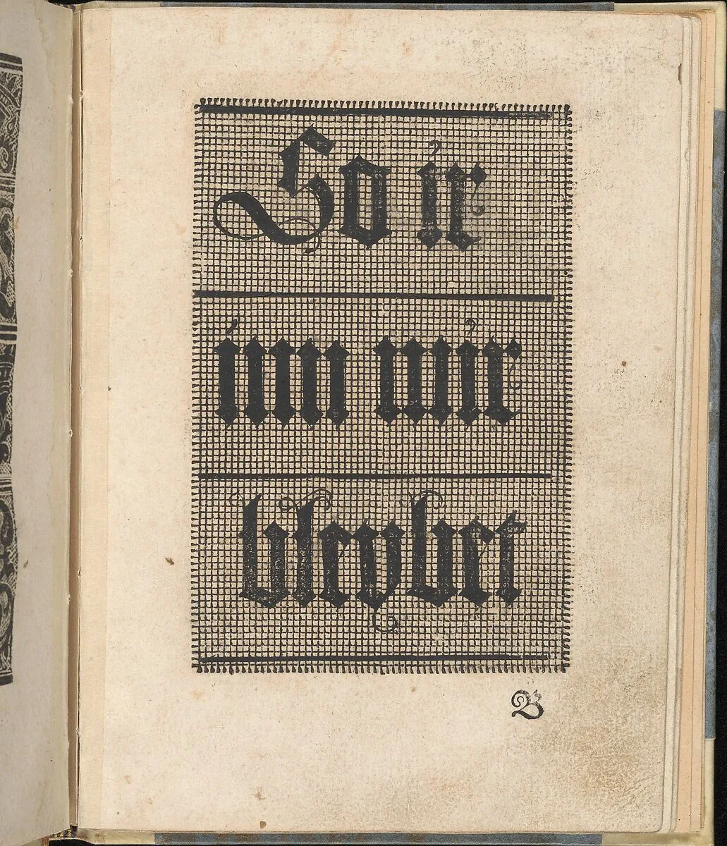 Ein ney Furmbüchlein, Page 3, recto — Johann Schönsperger the Younger