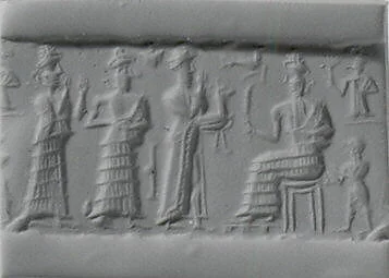 Cylinder seal and modern impression