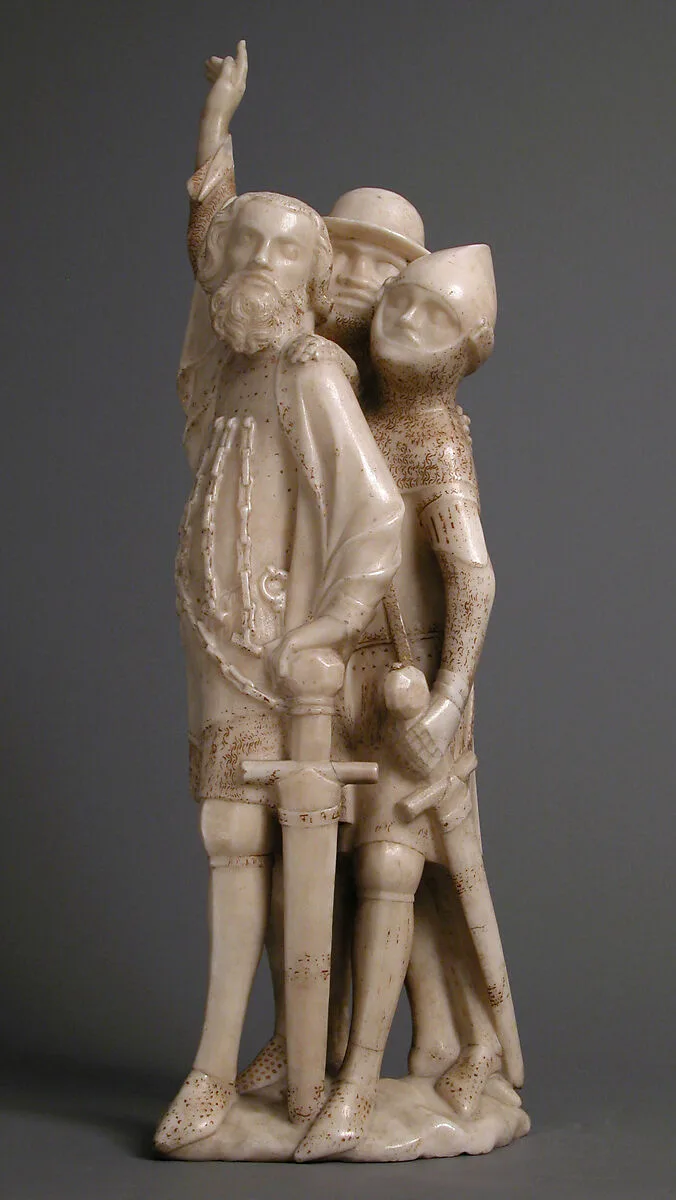 The Centurion and Two Soldiers, from a Crucifixion Group — Unknown