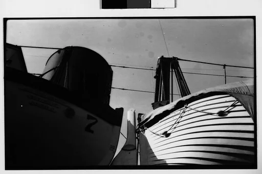 [Hulls of Life Boats: "Juan Sebastian Elcano"]
