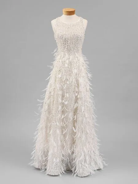 Evening dress — Oscar de la Renta|House of Balmain|House of Balmain