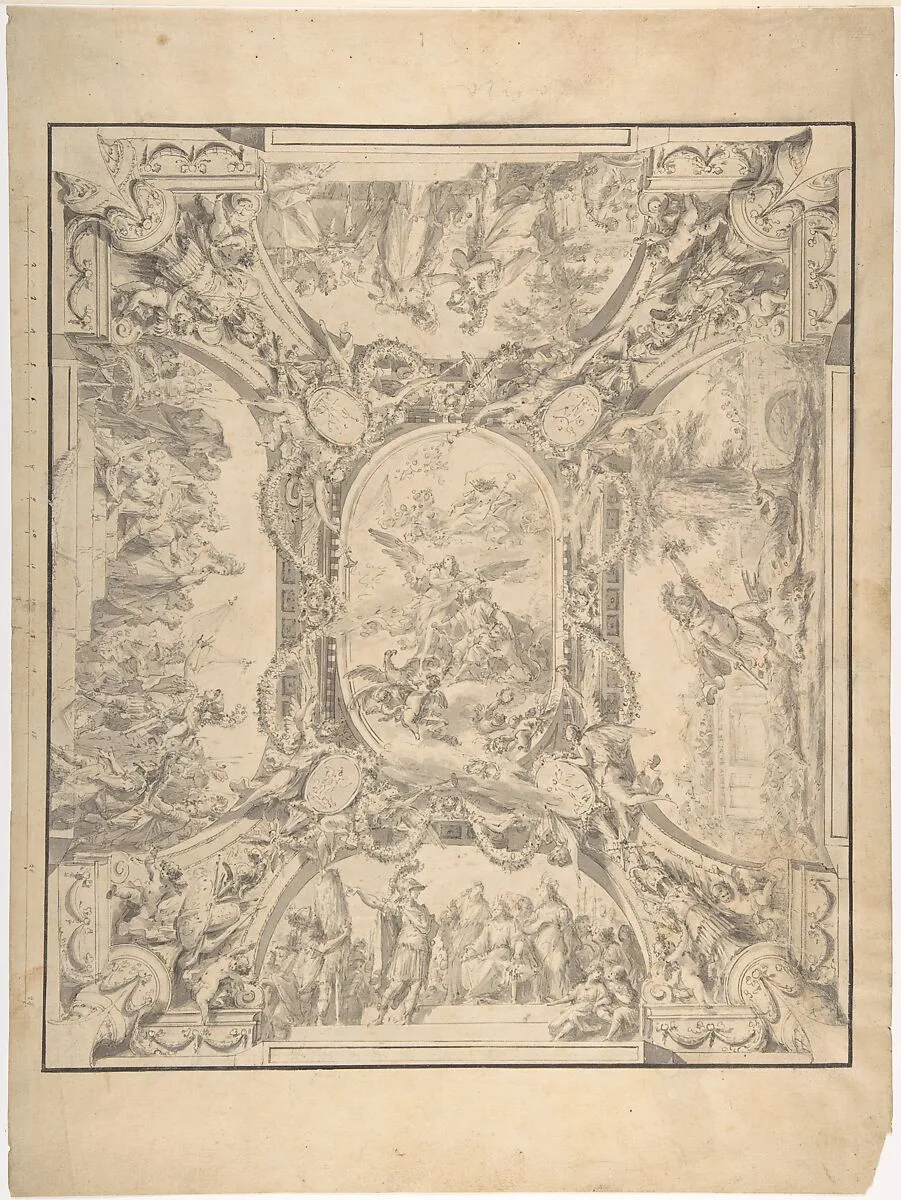 Design for a Ceiling: Jason and the Golden Fleece — Fedele Fischetti