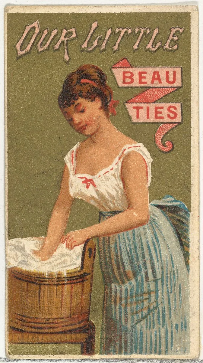 From the Girls and Children series (N58) promoting Our Little Beauties Cigarettes for Allen & Ginter brand tobacco products — Allen & Ginter