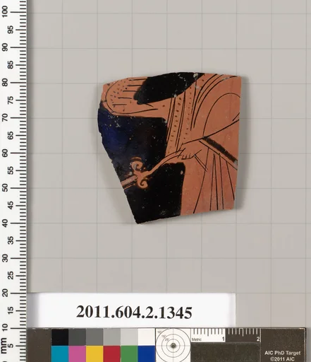 Terracotta fragment of a skyphos (deep drinking cup)