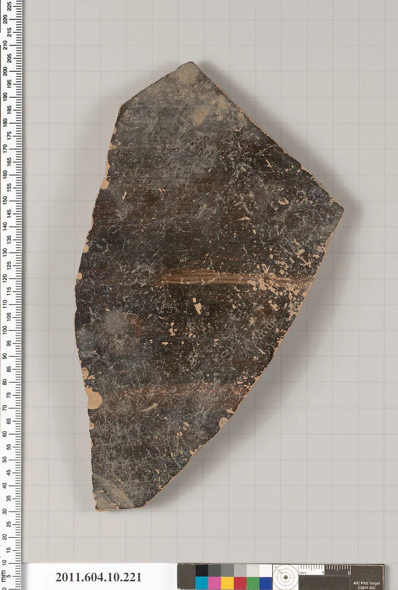 Terracotta fragment of a closed shape — Unknown