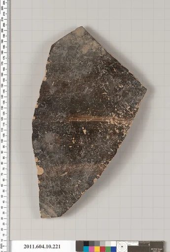 Terracotta fragment of a closed shape