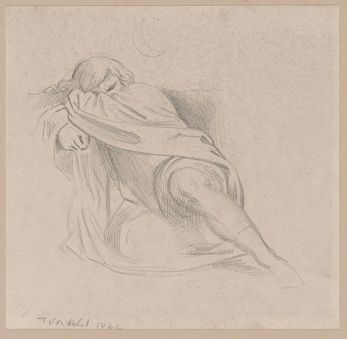 Man Sleeping — Theodor Richard Edward von Holst