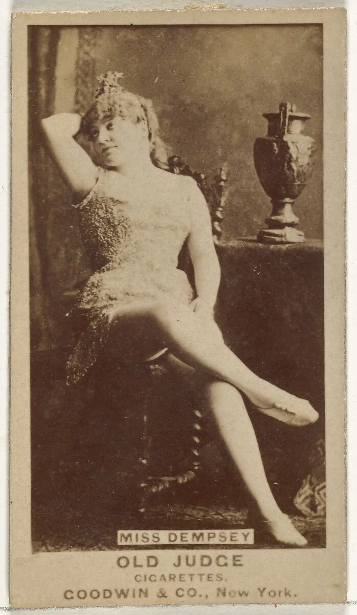 Miss Dempsey, from the Actors and Actresses series (N171) for Old Judge Cigarettes — Goodwin & Company