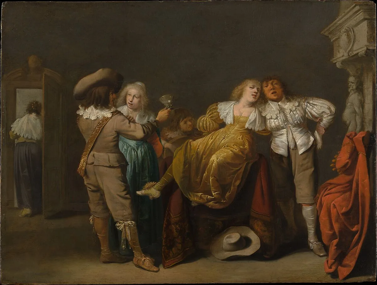 A Party of Merrymakers — Pieter Jansz. Quast