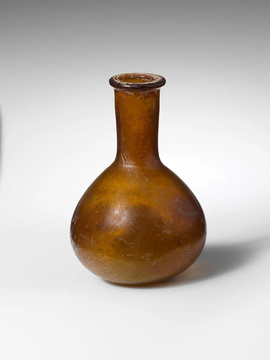 Glass perfume bottle — Unknown