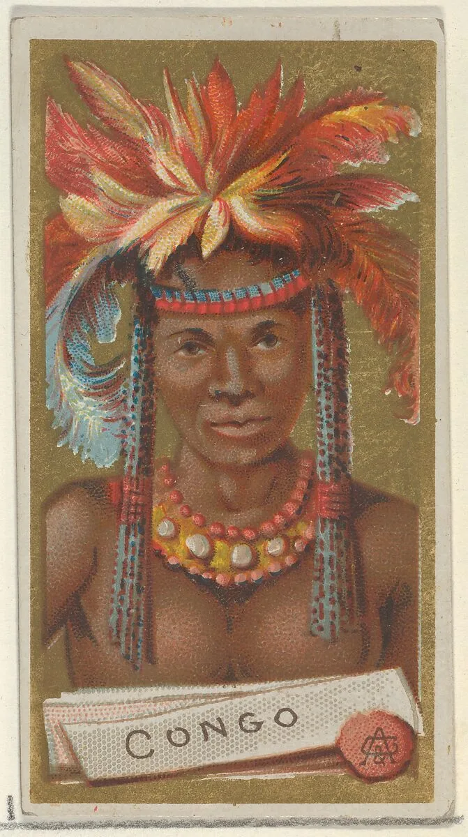 Congo, from the Types of All Nations series (N24) for Allen & Ginter Cigarettes — George S. Harris & Sons|Allen & Ginter