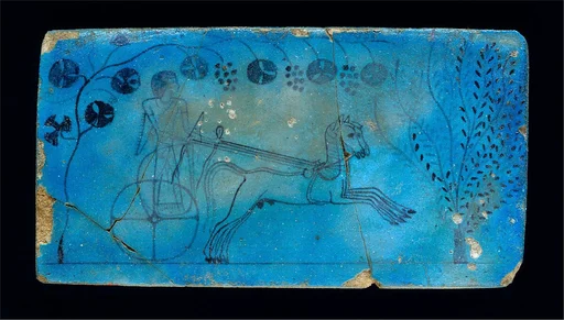 Tablet with Chariot Scene