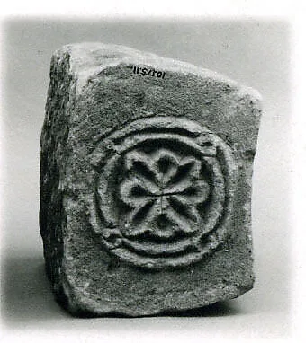 Block from an Arch with a Rosette Medallion — Unknown