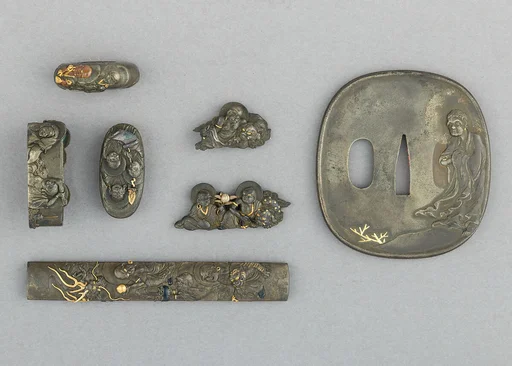 Set of Sword Fittings (Mitokoromono)
