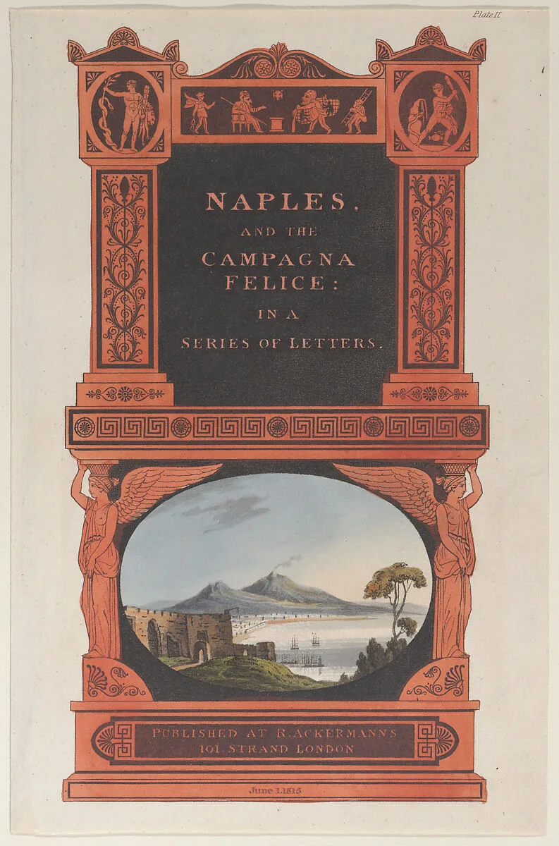 Frontispiece — Lewis Engelbach|Rudolph Ackermann, London|Thomas Rowlandson