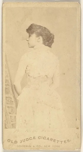 From the Actors and Actresses series (N171) for Old Judge Cigarettes
