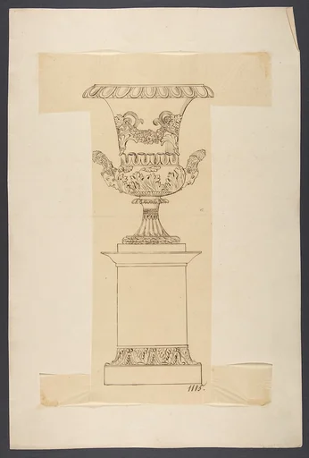 Design for an Urn on a Pedestal