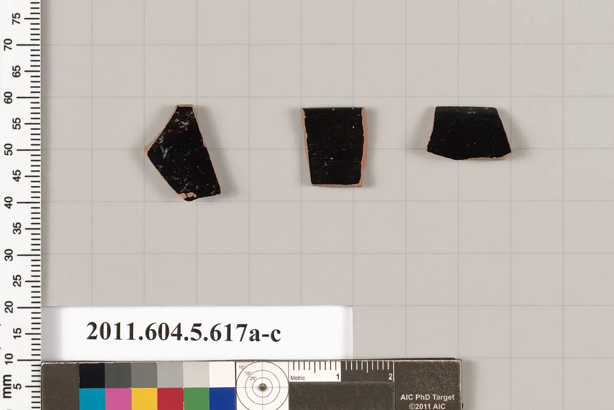 Terracotta rim fragments of kylikes (drinking cups) — Unknown