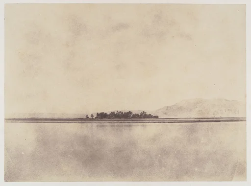 [The Nile in front of the Theban Hills]