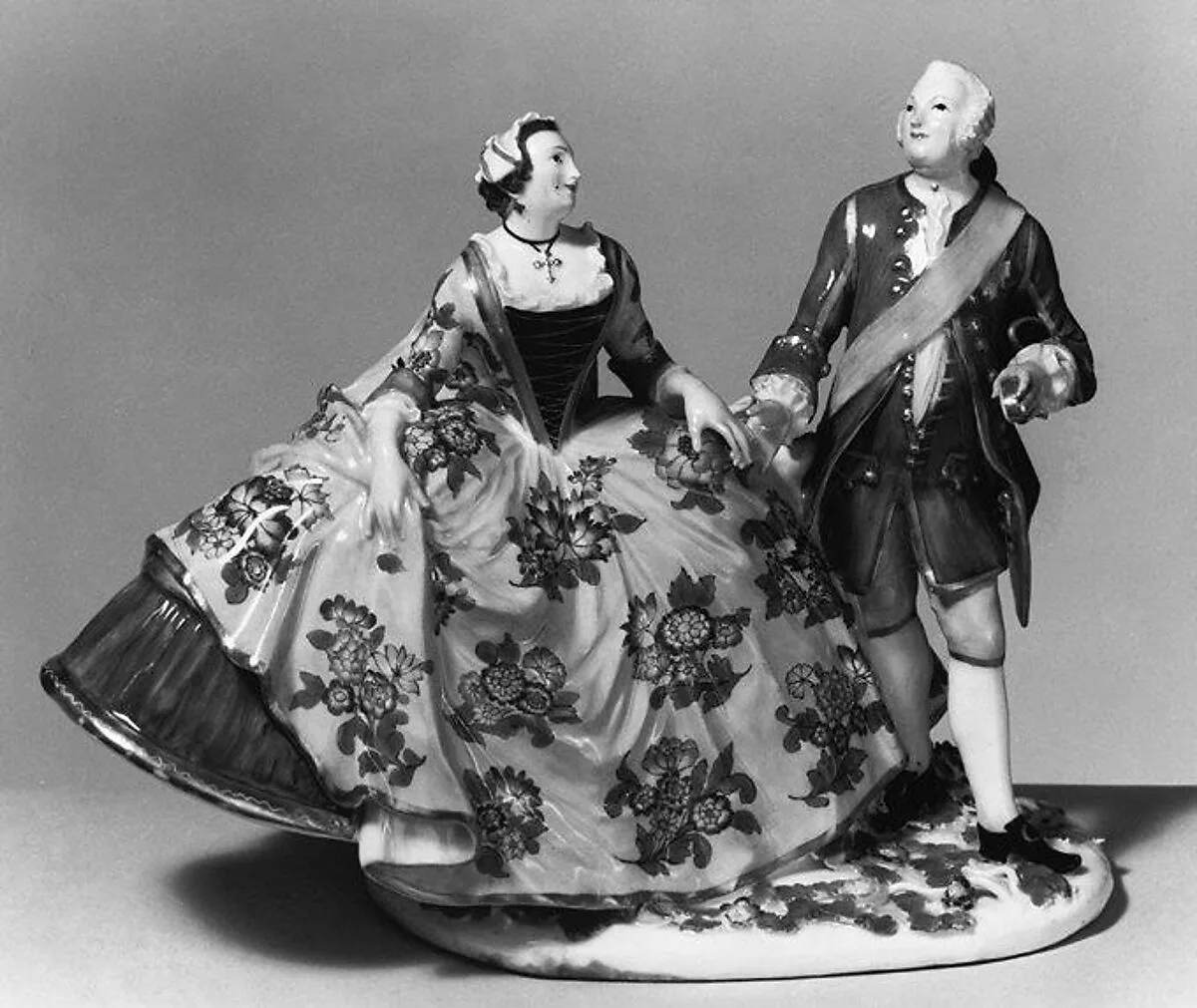 Cavalier and lady — Johann Joachim Kändler|Meissen Manufactory