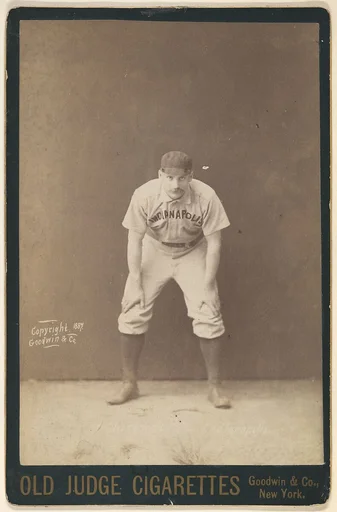 John Wesley "Jack" Glassock, Shortstop, Indianapolis, from the series Old Judge Cigarettes
