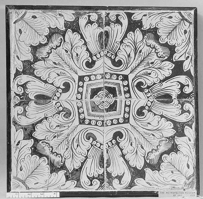 Panel of tiles (4) — Unknown