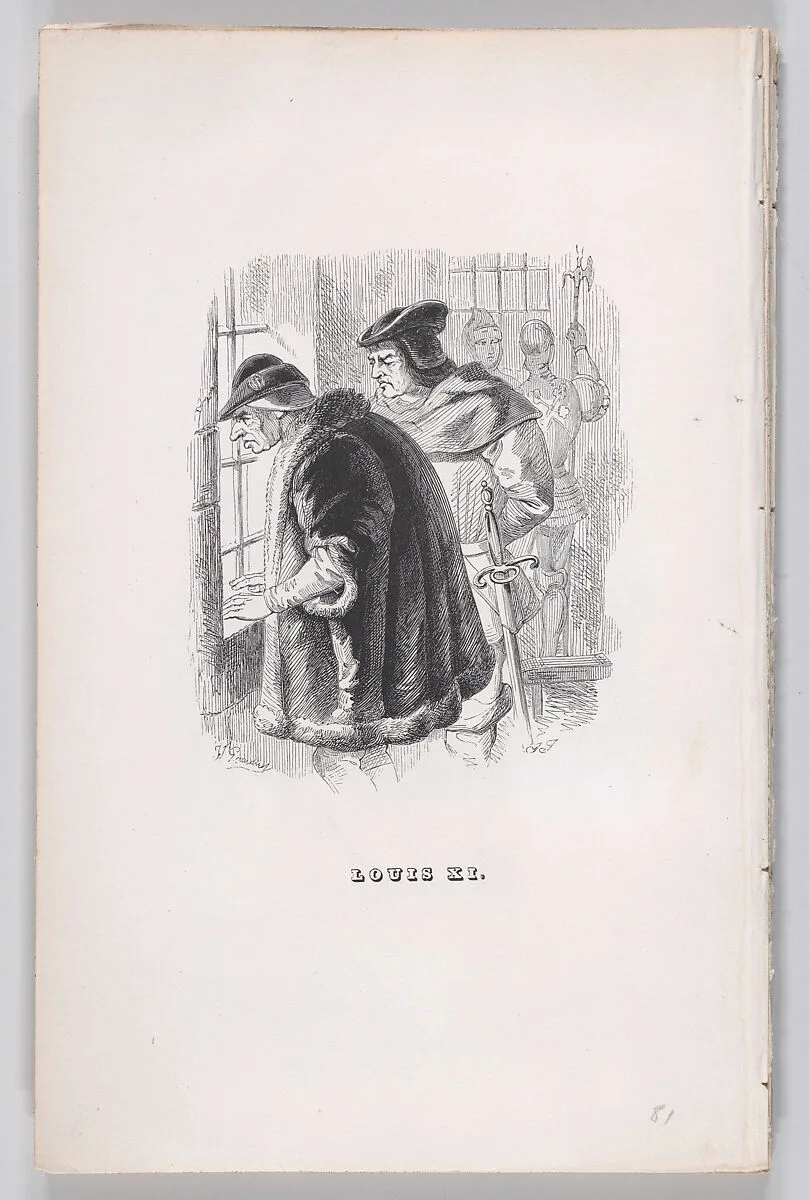 "Louis XI" from The Complete Works of Béranger — Pierre Jean de Béranger|Fournier & Perrotin|John Thompson|J. J. Grandville