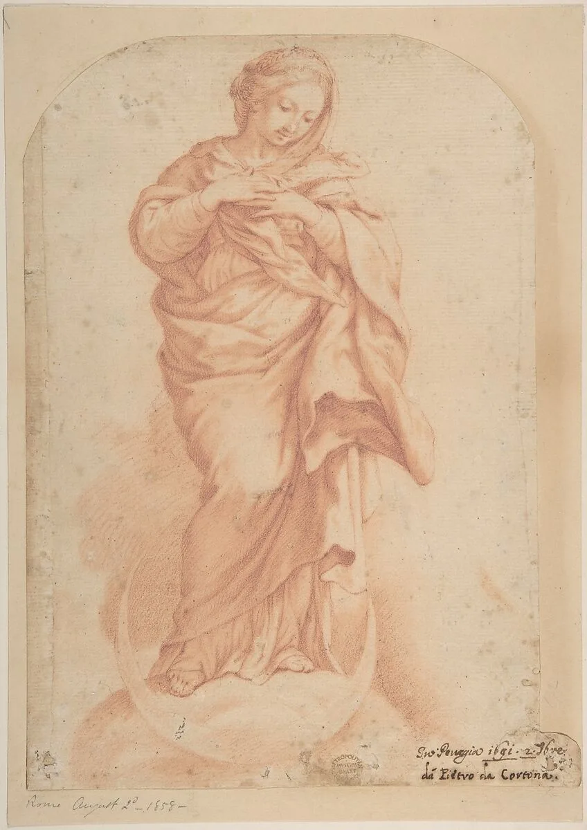 The Virgin Immaculate — Pietro da Cortona (Pietro Berrettini)