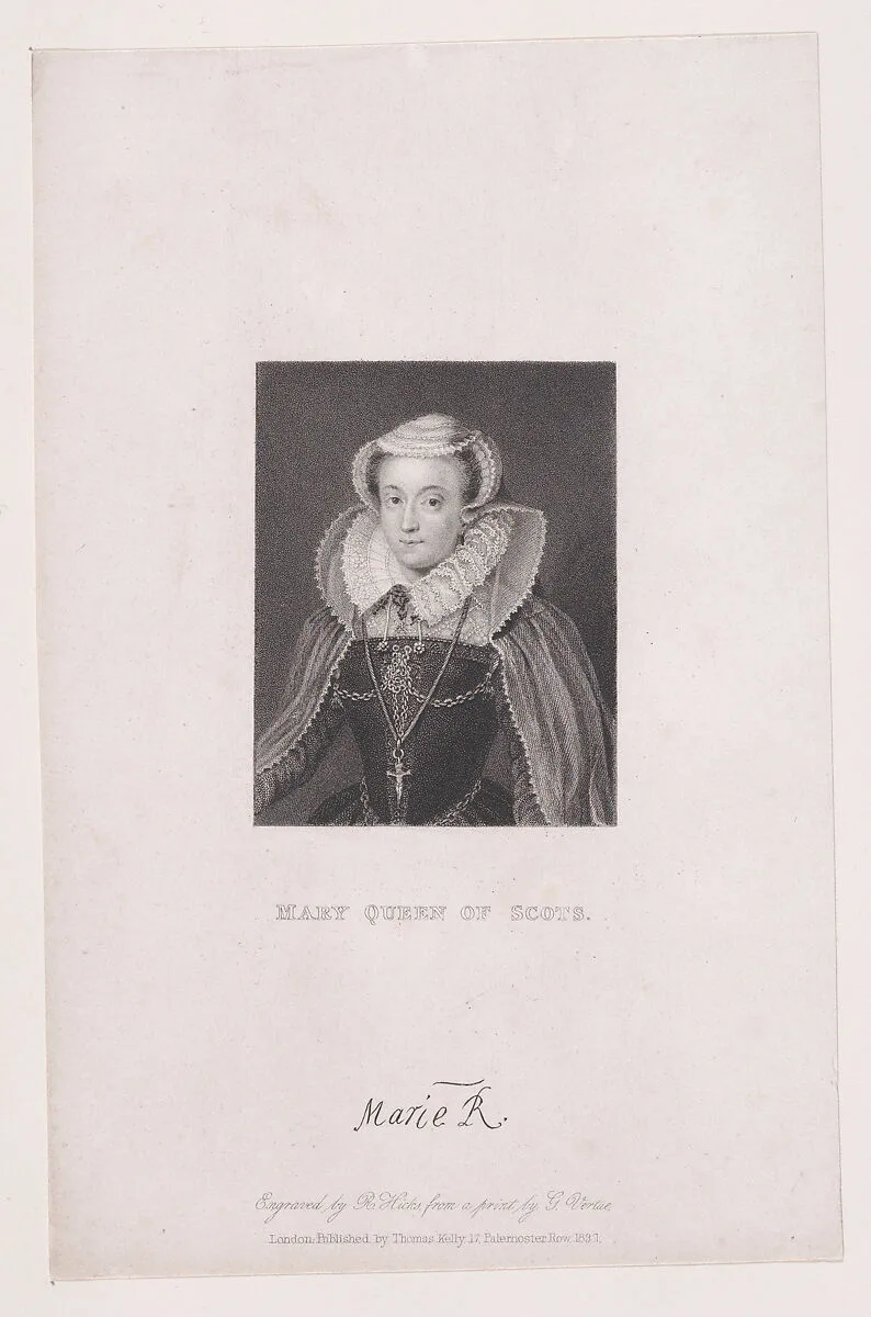 Mary, Queen of Scots — Mary, Queen of Scots|George Vertue|Thomas Kelly|Robert Hicks