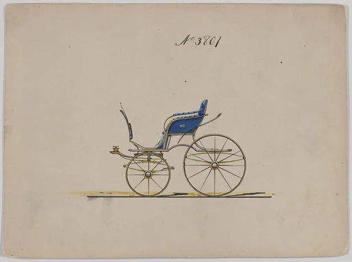 Design for Pony Phaeton, no. 3801