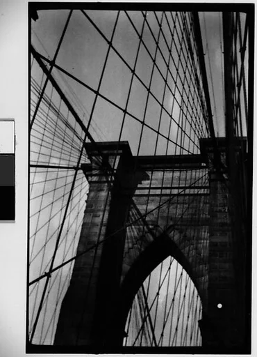 [Brooklyn Bridge Tower and Cables, New York City]