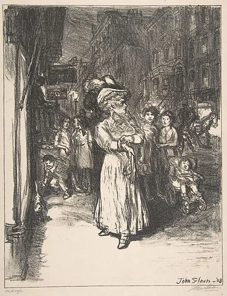Sixth Avenue and Thirtieth Street — John Sloan