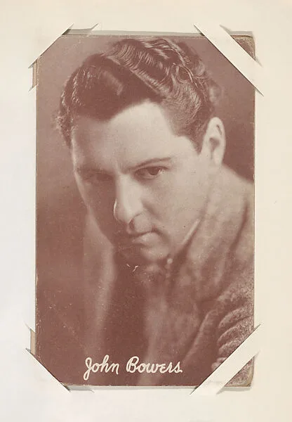 John Bowers from Movie Stars Exhibit Cards series (W401) — Unknown
