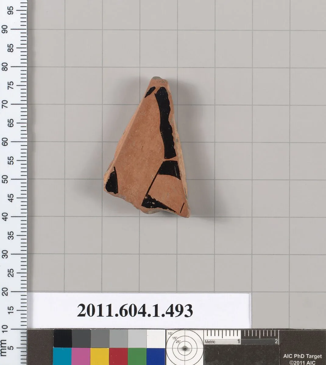 Terracotta fragment of a kylix (drinking cup) — Unknown