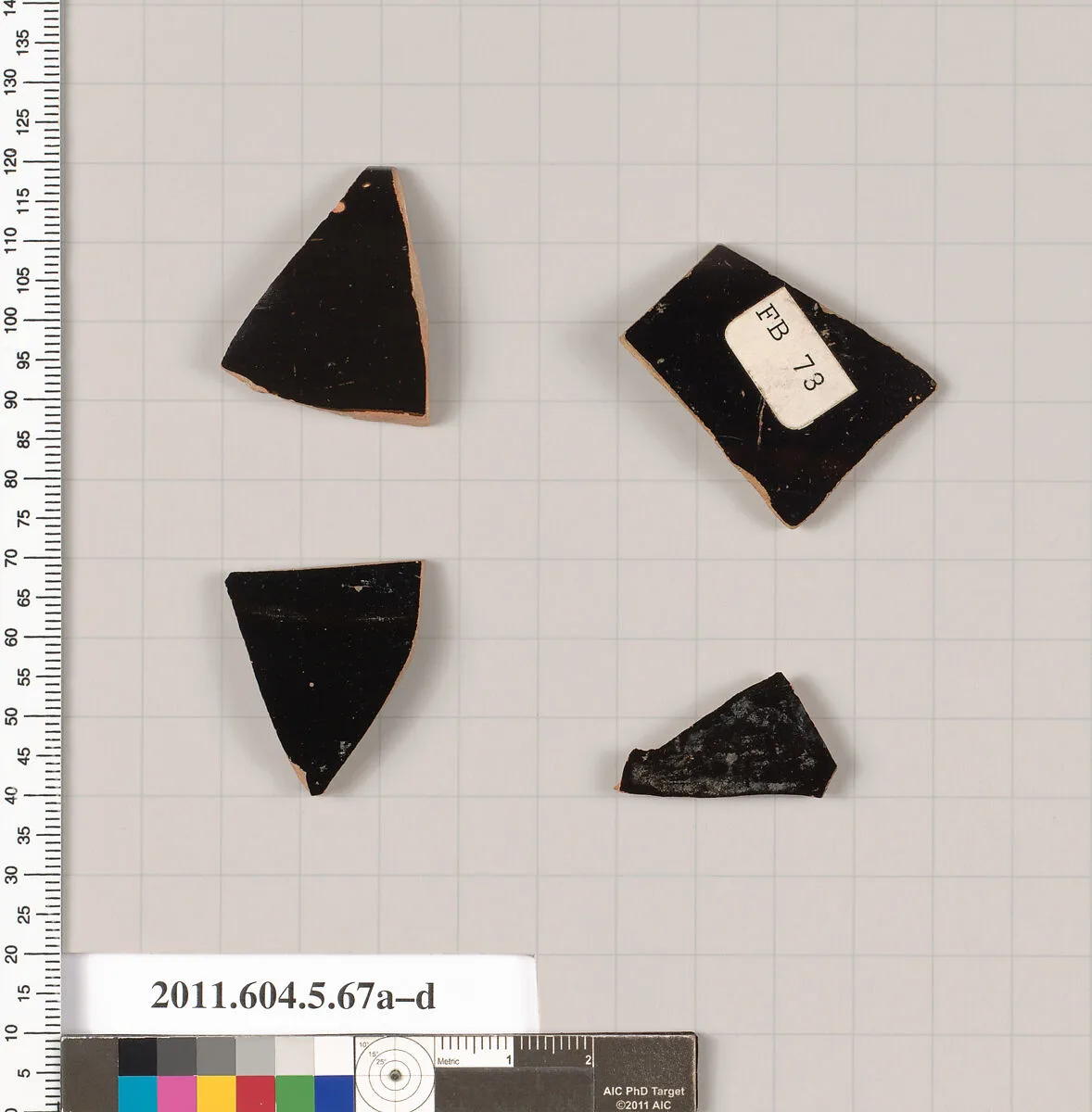 Terracotta fragments of kylikes (drinking cups) — Unknown