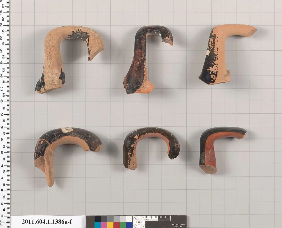 Terracotta fragments of kylikes (drinking cups) — Unknown