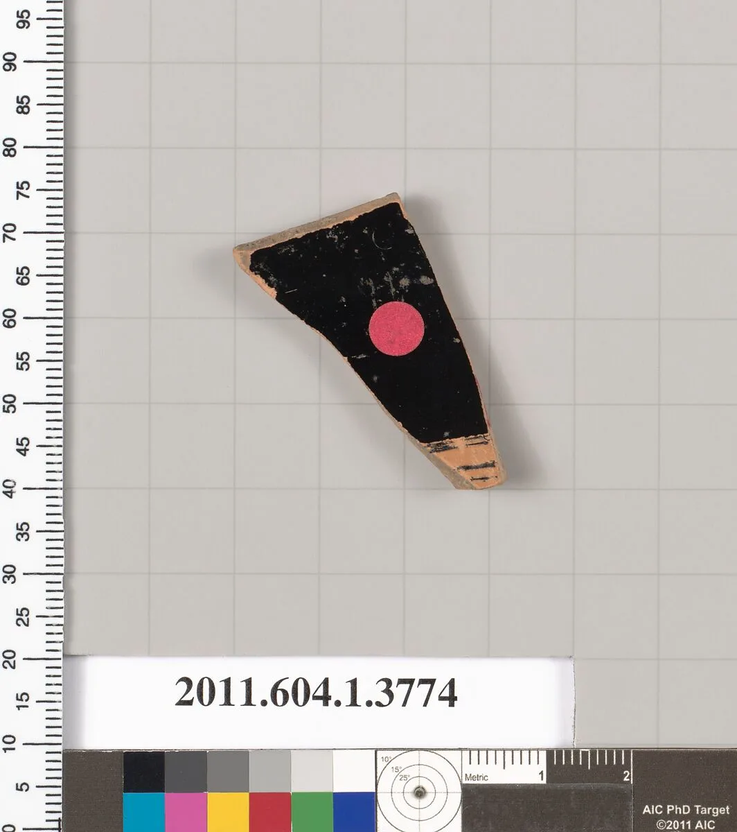 Terracotta fragment of a kylix (drinking cup) — Unknown