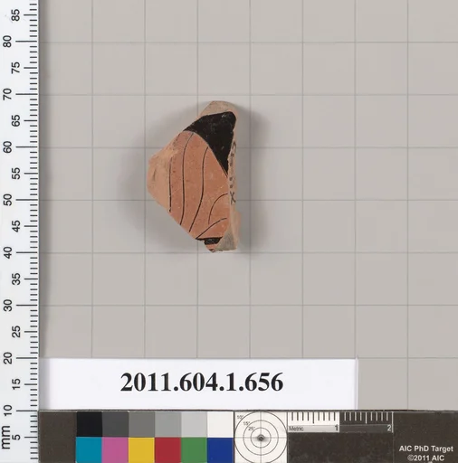 Terracotta fragment of a kylix (drinking cup)